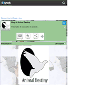 Tablet Screenshot of animaldestiny.skyrock.com