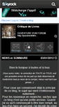 Mobile Screenshot of critiquedelivres.skyrock.com