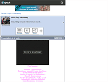 Tablet Screenshot of greysanatomyfoto.skyrock.com