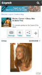 Mobile Screenshot of biche-canon.skyrock.com