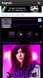 Mobile Screenshot of jenalee-official.skyrock.com