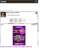 Tablet Screenshot of angie-et-nono59360.skyrock.com