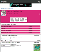 Tablet Screenshot of chloxmusik.skyrock.com