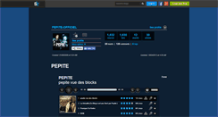 Desktop Screenshot of pepite-officiel.skyrock.com