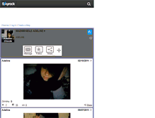 Tablet Screenshot of adeline-choute.skyrock.com