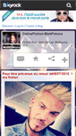 Mobile Screenshot of celinefiction-mattpokora.skyrock.com