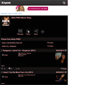 Tablet Screenshot of belly-musique.skyrock.com