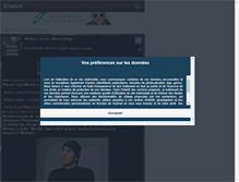 Tablet Screenshot of mickey-lansky-officiel.skyrock.com