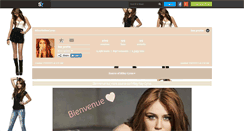 Desktop Screenshot of mileyonlinecyrus.skyrock.com