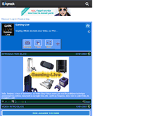 Tablet Screenshot of gaming-live.skyrock.com