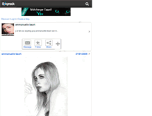 Tablet Screenshot of emmanuellebeart.skyrock.com