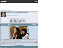 Tablet Screenshot of amazing-greys.skyrock.com