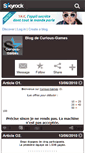 Mobile Screenshot of curious-games.skyrock.com