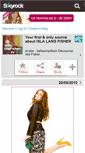 Mobile Screenshot of islafisher-fr.skyrock.com