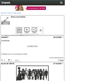 Tablet Screenshot of girls-love-clothes.skyrock.com