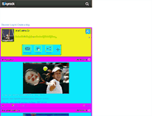 Tablet Screenshot of ana-ivanovic67.skyrock.com