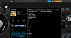 Desktop Screenshot of elvisking.skyrock.com