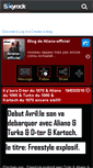 Mobile Screenshot of aliano-officiel.skyrock.com