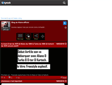 Tablet Screenshot of aliano-officiel.skyrock.com