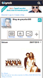 Mobile Screenshot of greysfan555.skyrock.com
