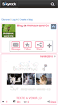 Mobile Screenshot of animaux-aand-co.skyrock.com