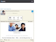 Tablet Screenshot of amazing-patrickdempsey.skyrock.com