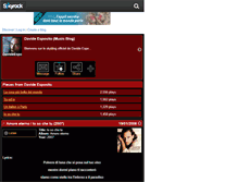 Tablet Screenshot of davideespositoofficiel.skyrock.com