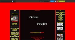 Desktop Screenshot of cyclespoucet.skyrock.com