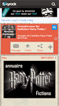 Mobile Screenshot of annuair-fanfiction-hp.skyrock.com