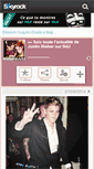 Mobile Screenshot of bieberdjustin.skyrock.com