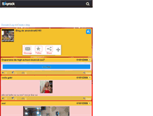 Tablet Screenshot of amandine62163.skyrock.com