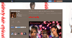 Desktop Screenshot of celebrety-hair-style.skyrock.com