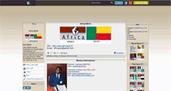 Desktop Screenshot of africa-benin.skyrock.com