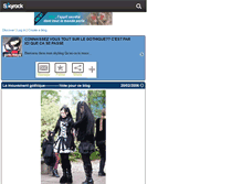 Tablet Screenshot of goth-freya.skyrock.com