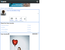 Tablet Screenshot of coeur-de-pirate--x3.skyrock.com