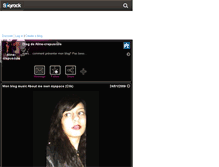 Tablet Screenshot of aline-crepuscule.skyrock.com