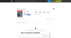 Desktop Screenshot of marine-lepen2012.skyrock.com