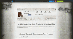 Desktop Screenshot of ecuriedemanobre.skyrock.com