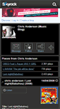 Mobile Screenshot of chrisandersonprod.skyrock.com