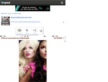 Tablet Screenshot of beautee-des-mots.skyrock.com