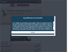 Tablet Screenshot of mccartneyjesse.skyrock.com