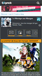 Mobile Screenshot of foireauxmangas.skyrock.com