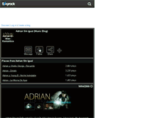 Tablet Screenshot of adrian-el-mas-romantico.skyrock.com
