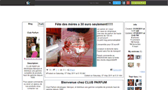 Desktop Screenshot of clubparfum-stdenis.skyrock.com