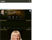 Tablet Screenshot of anne-robillard-news.skyrock.com