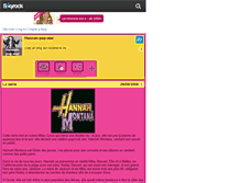 Tablet Screenshot of hannah-pop-star.skyrock.com