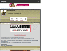 Tablet Screenshot of inxs-simpleminds.skyrock.com