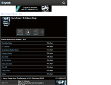 Tablet Screenshot of harry-potter-song.skyrock.com