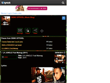 Tablet Screenshot of dems-officiiel.skyrock.com