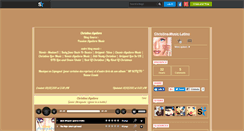 Desktop Screenshot of christina-music-latino.skyrock.com